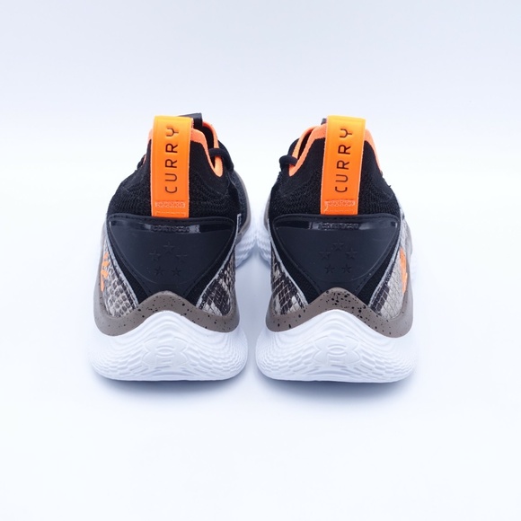 NEW Size 9 Men\'s Under Armour Curry Flow 8 Snakeskin Basketball Shoes Black main image 5